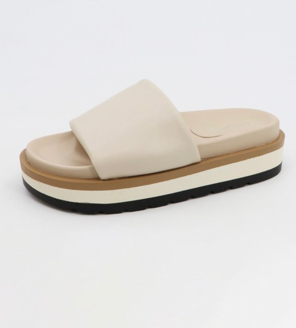 Casual Wide Band Slide Sandal