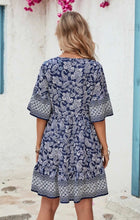 Load image into Gallery viewer, Paisley Print Bohemian Style Dress