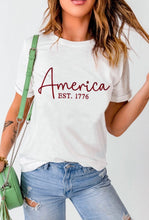 Load image into Gallery viewer, “American” Short Sleeve Tee - White