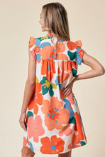 Load image into Gallery viewer, Bright Floral Print Dress