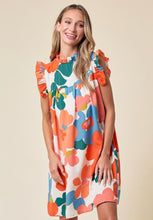 Load image into Gallery viewer, Bright Floral Print Dress